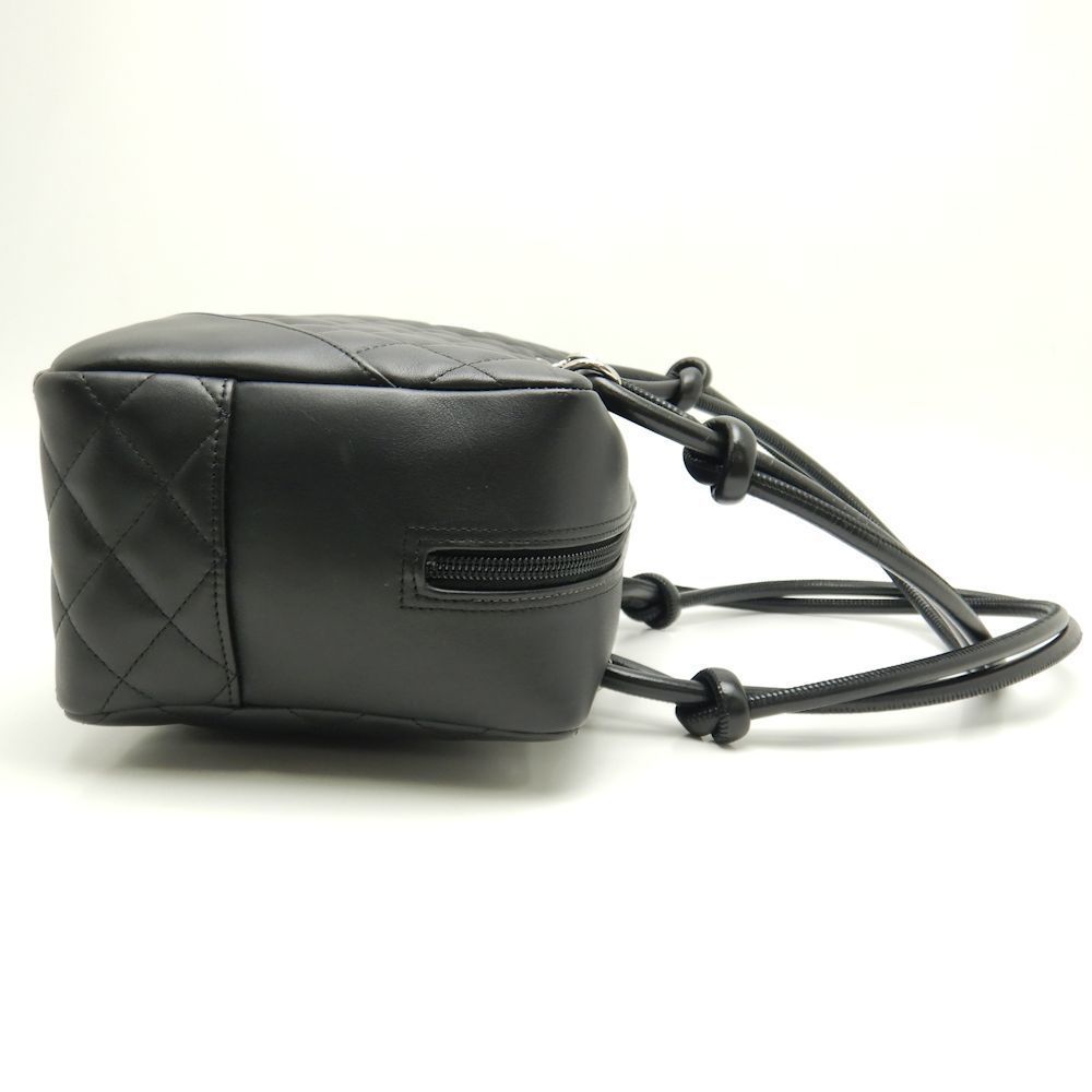 Chanel Cambon Line Bowling Bag Lambskin Black Shoulder - Picture 3 of 6